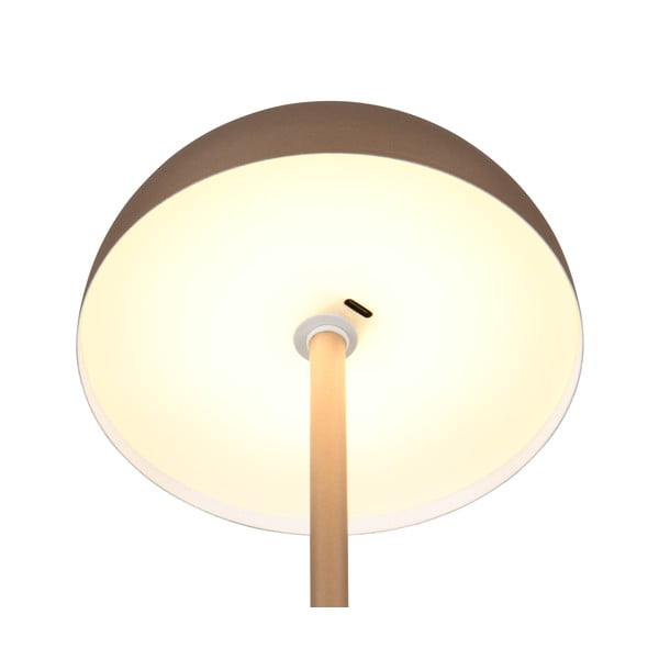 LED namizna svetilka v bronasti barvi s kovinskim senčilom (višina 21 cm) Munoz – Trio-image-4