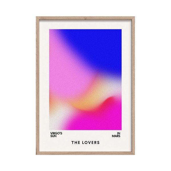 Tiskana slika z okvirjem 50x70 cm Love Flow – Styler