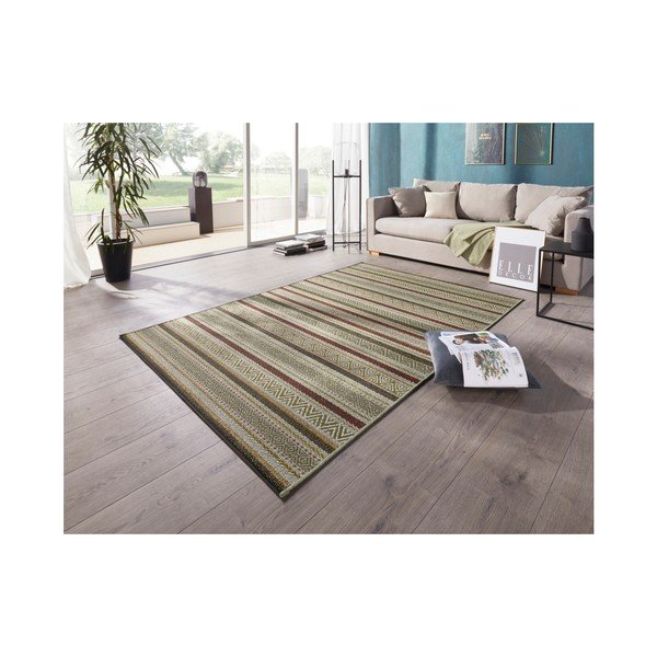 Zelena zunanja preproga Elle Decoration Bloom Rodez, 80 x 150 cm-image-1