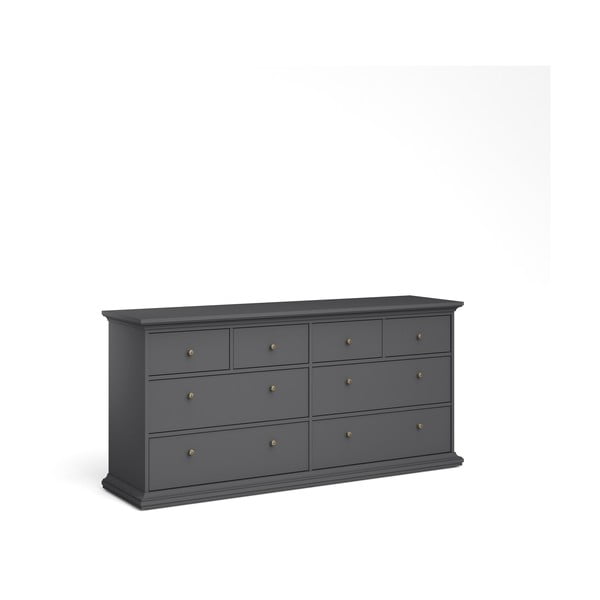 Siva nizka komoda 183x87 cm Paris – Tvilum-image-4