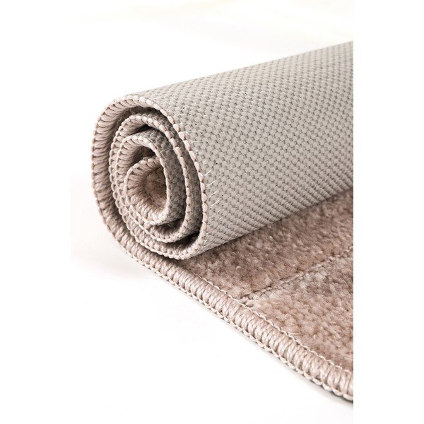 Rjave kopalniške preproge v kompletu 2 ks 50x80 cm Yeni Cizgli – Foutastic-image-4