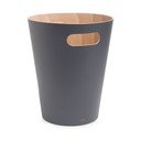 Temno siv koš za smeti za pisarno 7,5 l Woodrow – Umbra