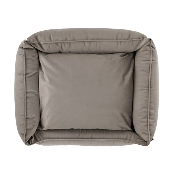 Siva postelja za hišne ljubljenčke 90x70 cm Revers - Ego Dekor