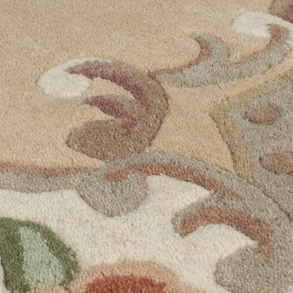 Rdeča volnena preproga Flair Rugs Aubusson, ⌀ 120 cm-image-3