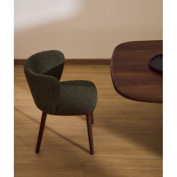 Zelen oblazinjen jedilni stol Ciselia – Kave Home-image-2