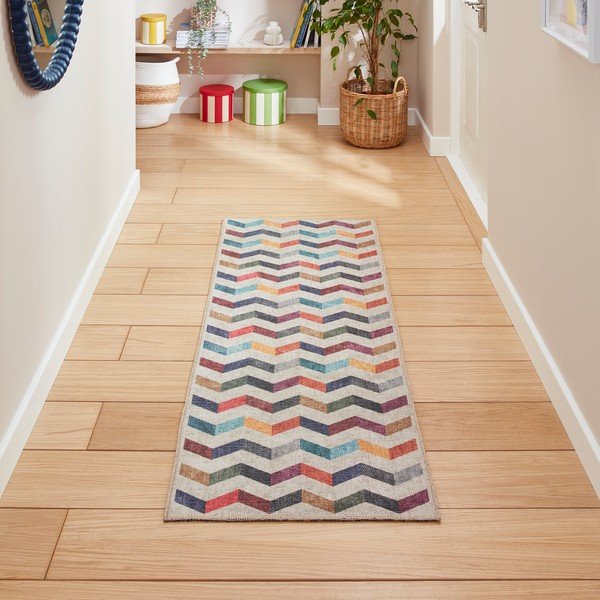 Pralen tekač 76x230 cm Coral Multi – Think Rugs-image-1