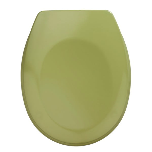 WC deska v kaki zeleni barvi Wenko Bergamo, 44,4 x 37,3 cm