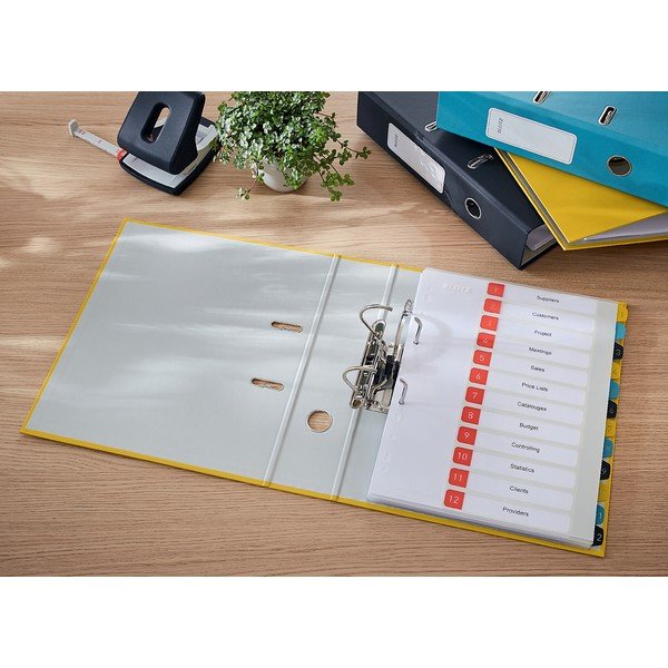 Številčno kazalo z 12 nalepkami Leitz, A4-image-1