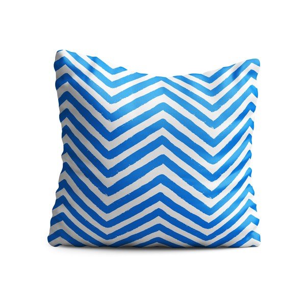 Otroški vzglavnik OYO Kids Blue Zig Zag, 40 x 40 cm