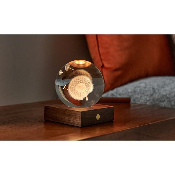 Temno rjava svetlobna dekoracija na USB Amber – Gingko-image-1