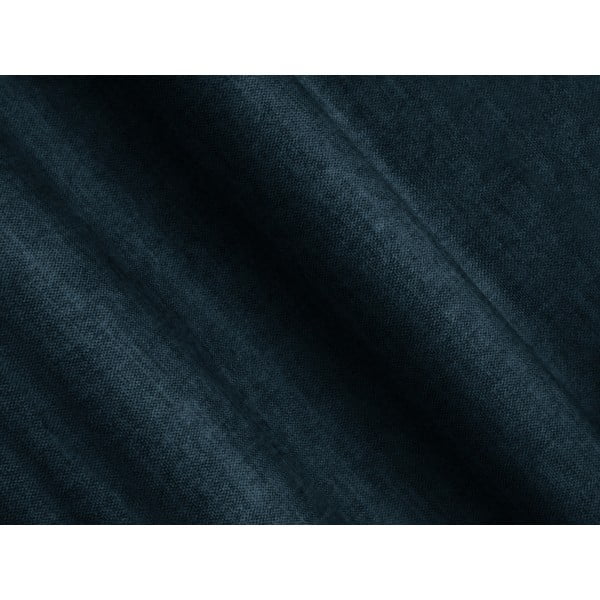 Temno modra žametna kotna sedežna garnitura (levi kot/v obliki črke "U") Loretto – Cosmopolitan Design-image-4