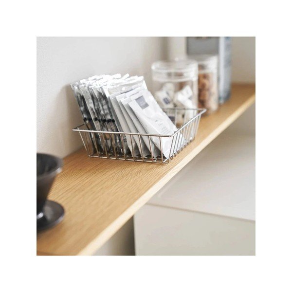 Bela/naravna lesena dodatna kuhinjska polica 28,5x8,5 cm Tower – YAMAZAKI-image-2