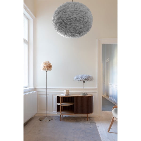 Rjava/svetlo rjava nizka komoda v hrastovem dekorju z drsnimi vrati 100x67 cm Audacious – UMAGE-image-1