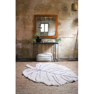 Bež pralna ročno tkana bombažna otroška preproga 120x180 cm Monstera Natural – Lorena Canals