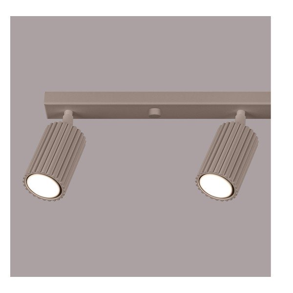 Sivorjavo kovinsko točkovno svetilo 6,5x81 cm Gleam – Sollux-image-3