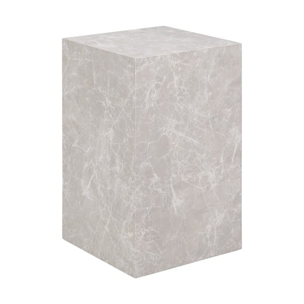 Stranska mizica v marmornem dekorju 30x30 cm Prague – House Nordic