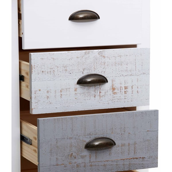 Bela in siva nočna omarica Marckeric Romantica-image-1