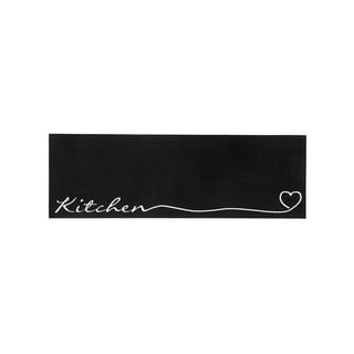 Črn tekač Zala Living Kitchen, 50 x 150 cm