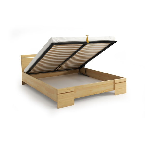 Dvoposteljna postelja iz borovega lesa s shrambo SKANDICA Sparta Maxi, 180 x 200 cm-image-4