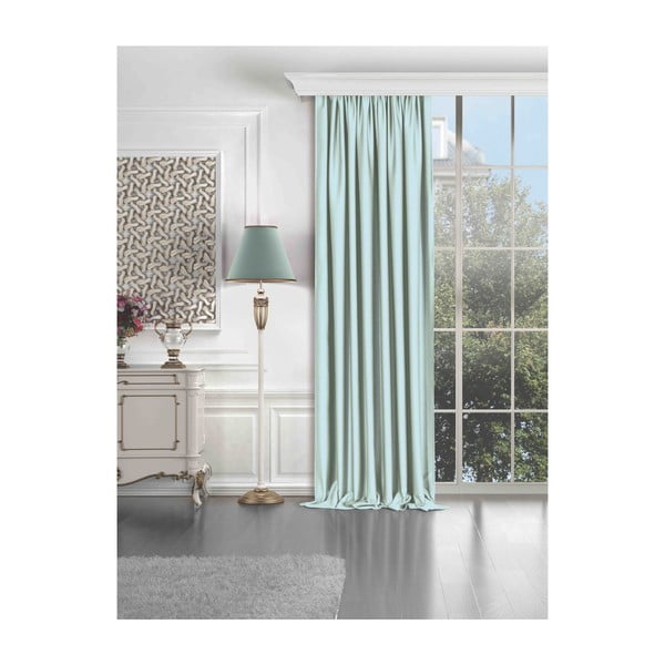 Zelena polzatemnitvena zavesa 260x100 cm - Mila Home-image-3