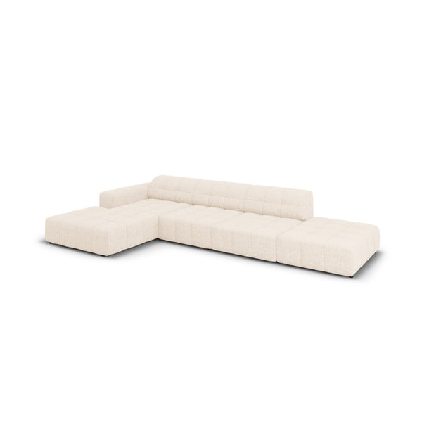 Kremno bela kotna sedežna garnitura Chicago – Cosmopolitan Design-image-4