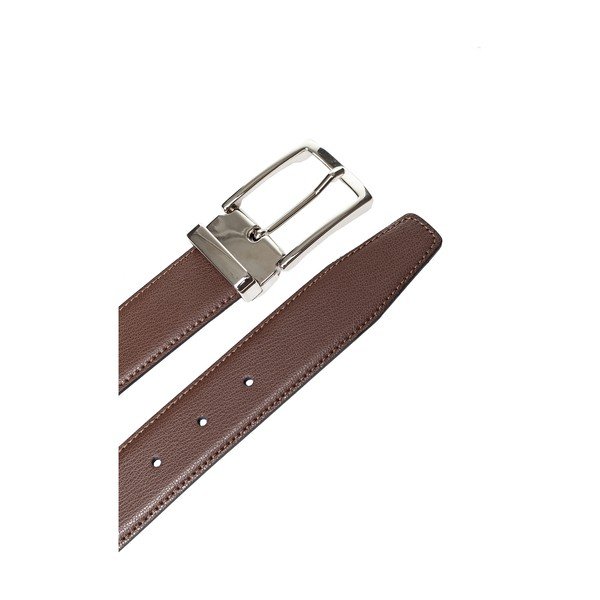 Rjav usnjen moški pas Ferruccio Laconi Erik, dolžina 85 cm-image-1