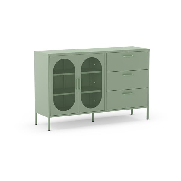 Mentolno zelena komoda 140x90 cm Diora – Marckeric-image-1