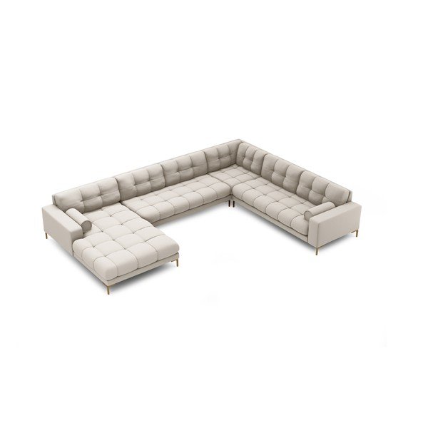 Bež kotna sedežna garnitura (desni kot) Bali – Cosmopolitan Design-image-4