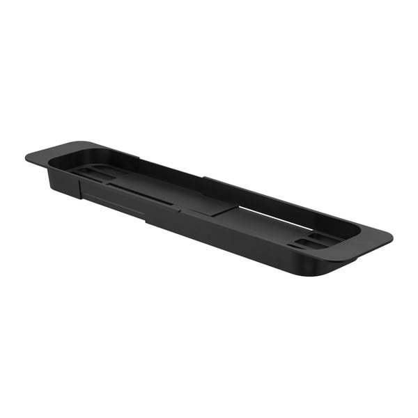 Črna nastavljiva polica za kopalno kad YAMAZAKI Tower-image-4