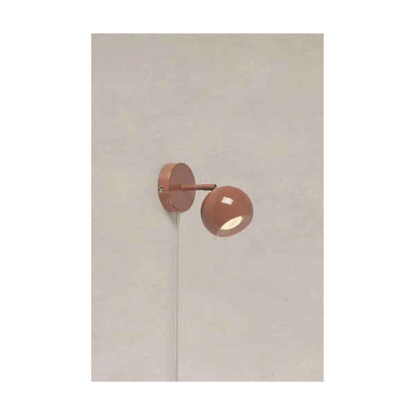 Rjava stenska svetilka z vtikačem Pop – Markslöjd-image-2