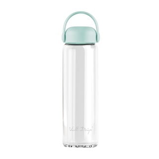 Mentolno zelena steklena steklenica za vodo 540 ml Fuori – Vialli Design