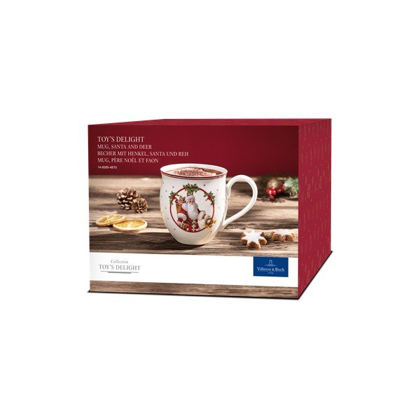Bela porcelanasta skodelica Villeroy&Boch Santa And Deer-image-3