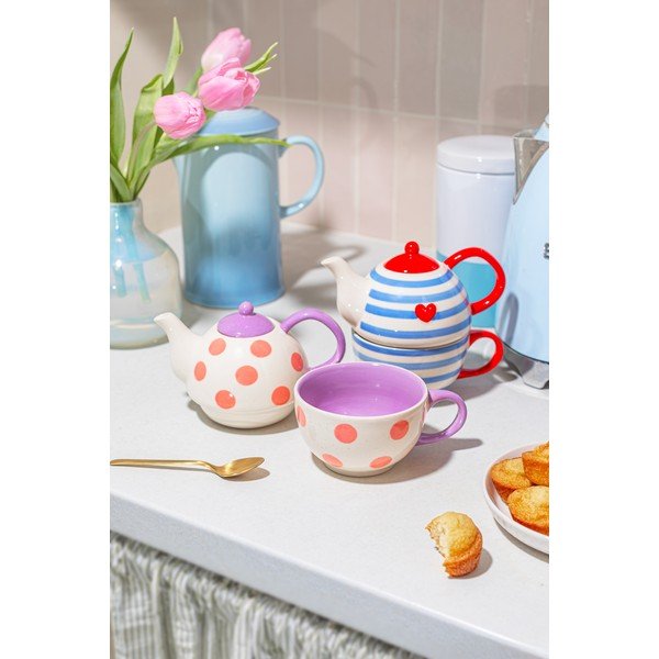 Porcelanast čajni servis Surprise Cat – Sass & Belle-image-2