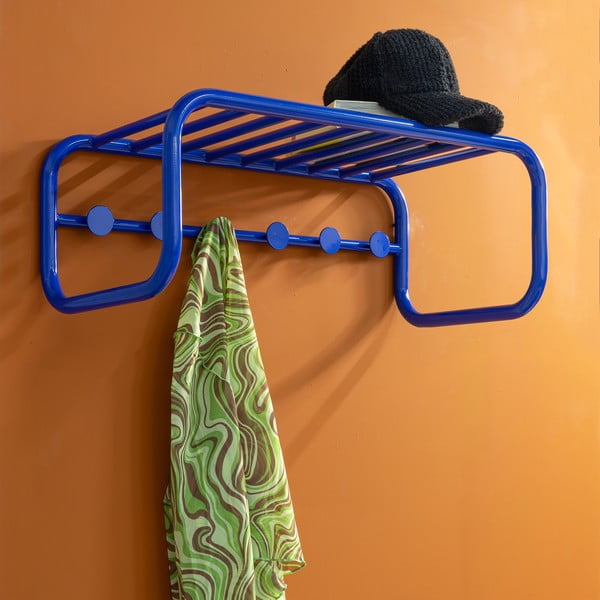 Moder kovinski stenski obešalnik s polico 72 cm Retro – Spinder Design-image-4