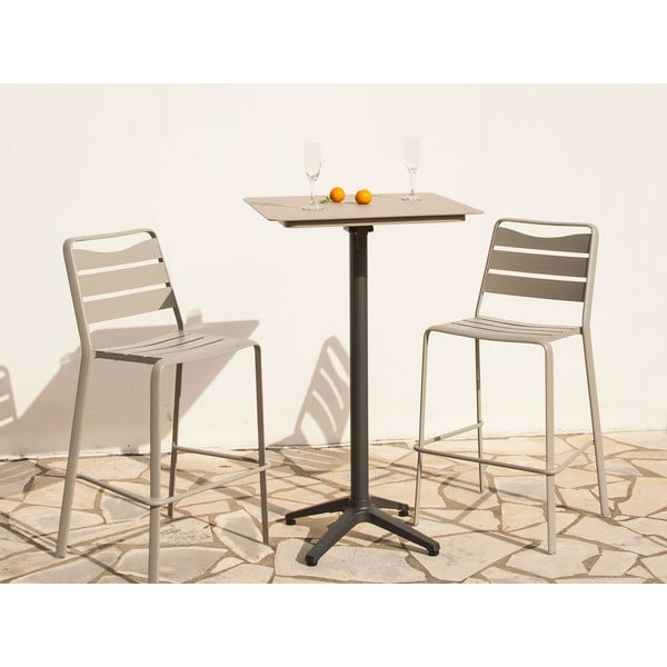 Aluminijasta vrtna barska miza 67x67 cm Spring – Ezeis-image-3