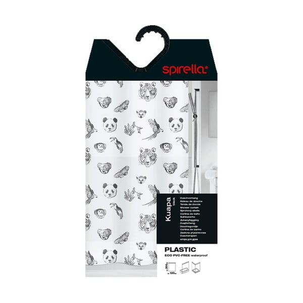 Zavesa za tuš 180x200 cm Kuapa – Spirella-image-2