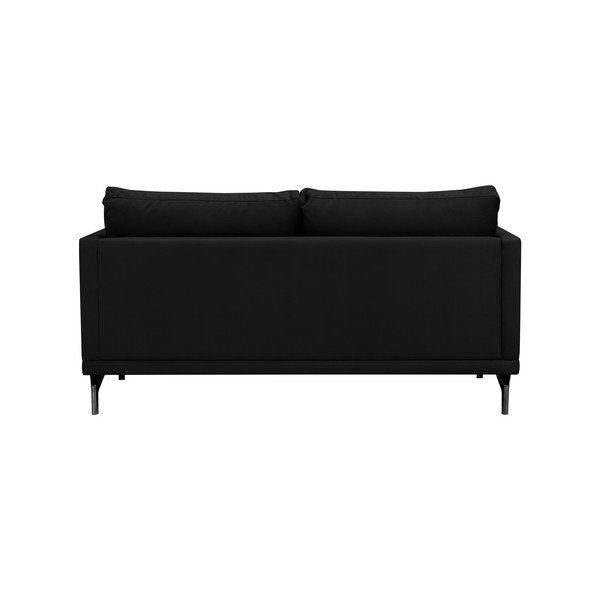 Črna zofa z naslonom za noge v črni barvi Windsor & Co Sofas Jupiter-image-3