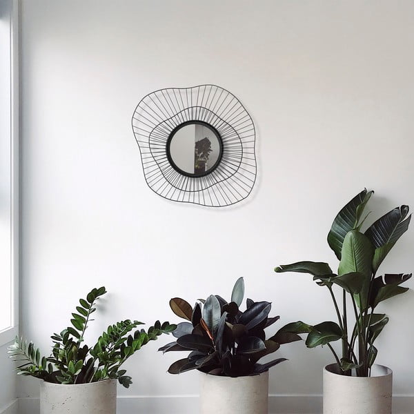 Stensko ogledalo 69x60 cm Flora – Wallity-image-1