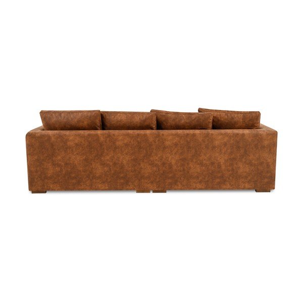 Sedežna garnitura v konjak rjavi barvi 266 cm Comfy – Scandic-image-4
