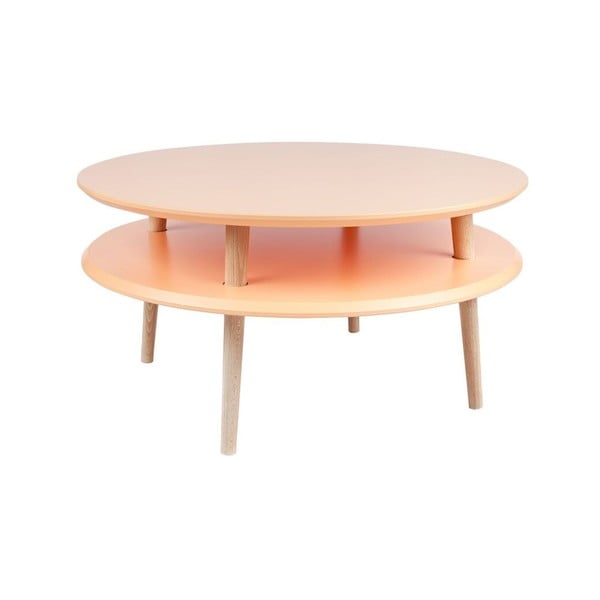 Kavna mizica UFO 35x70 cm, oranžna