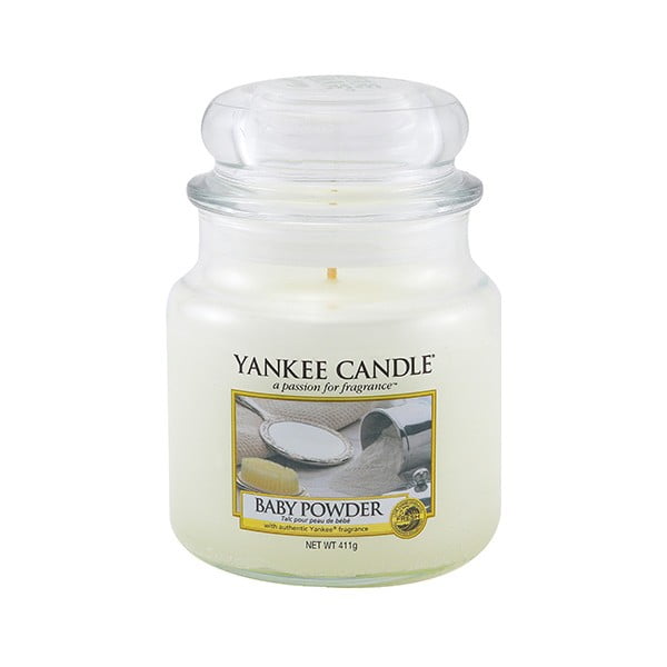 Dišeča sveča čas gorenja 65 h Baby Powder – Yankee Candle