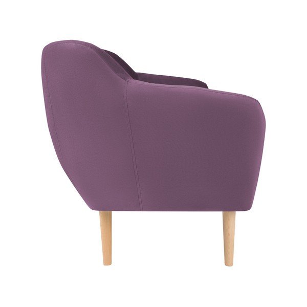 Vijolični žametni kavč Mazzini Sofas Sardaigne, 188 cm-image-2