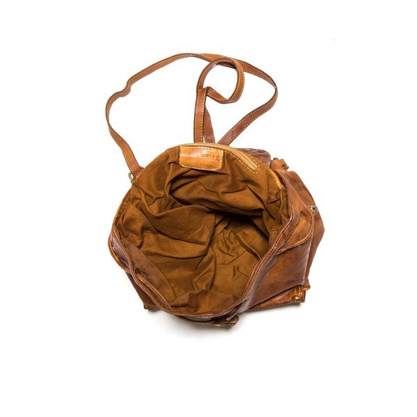 Usnjeni nahrbtnik Anna Luchini 8 Cognac-image-2