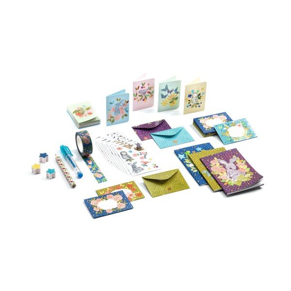 Komplet za pisanje pisem Mini Elodie Box - Djeco