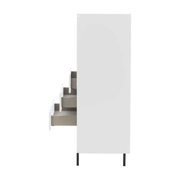 Bela visoka komoda 120x133 cm Plain – Tenzo-image-4