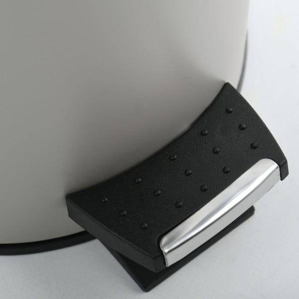 Sivorjav jeklen koš za smeti s pedalom 3 l Adonis – Spirella-image-4