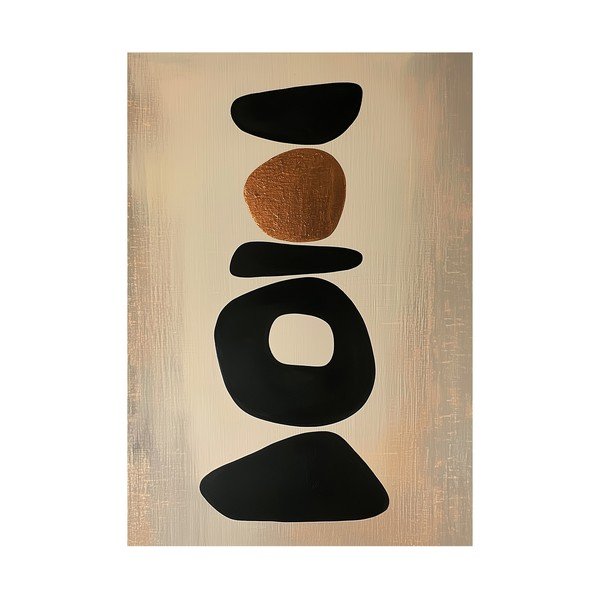 Tiskana slika na platnu 70x100 cm Stones – Styler