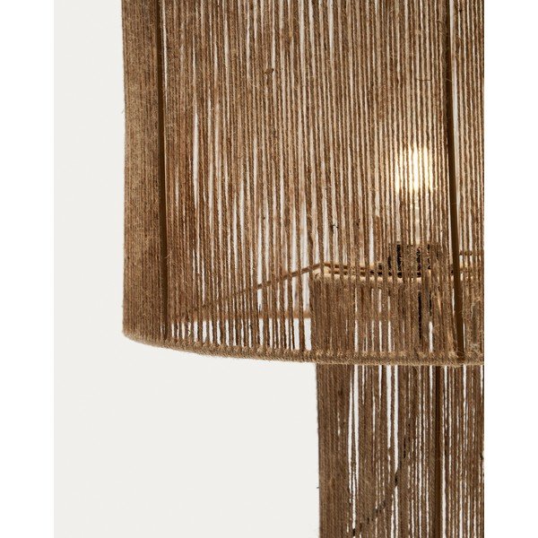 Namizna svetilka v naravni barvi s senčilom iz jute (višina 54 cm) Pontos – Kave Home-image-4