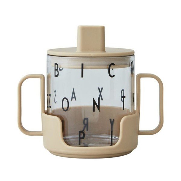 Bež lonček Design Letters Grow With Your Cup