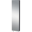 Antracitno siva omara za hodnik 50x195x18 cm Rotary – Germania
